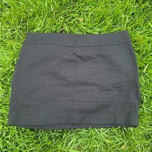 Express Black Mini Skirt